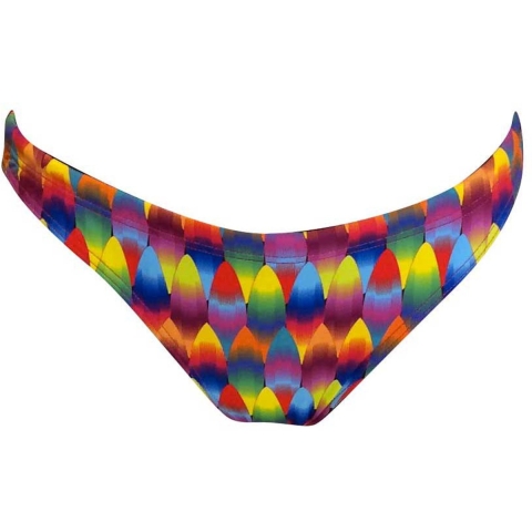 Damesbadmode Turbo Surf And Flower Pattern Mare