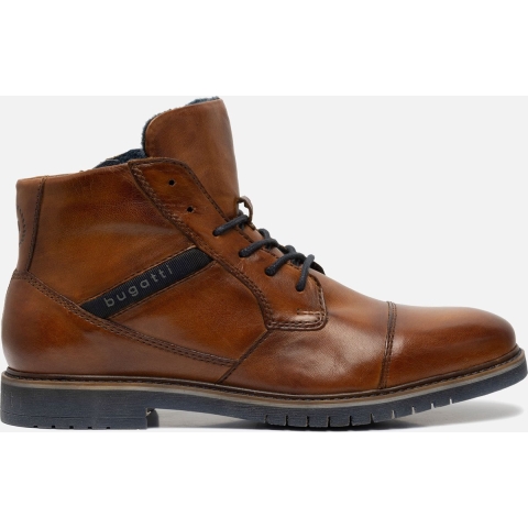 Laarzen met veters Bugatti  marron