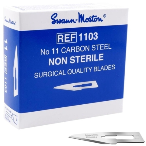 Swann-Morton Mesjes Niet Steriel - 100st 11