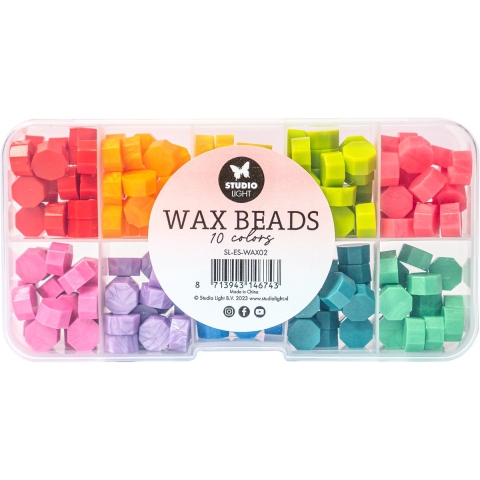 Studio Light Wax Beads 10 kleuren Brights