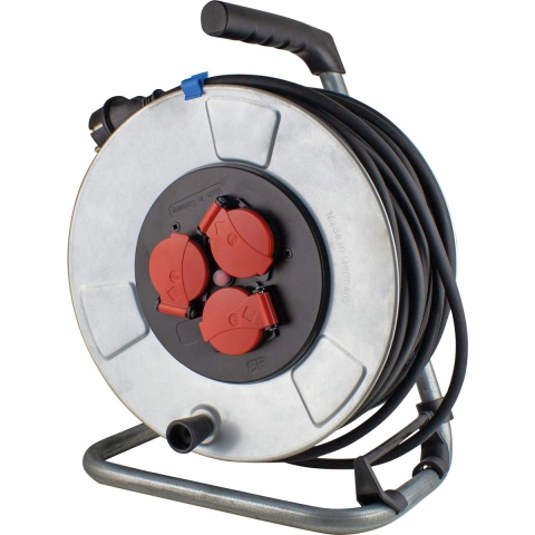 AS Schwabe 10317 Kabelhaspel 25.00 m Zwart Randaarde stekker