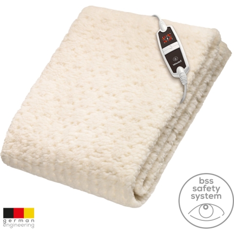 Beurer UB 53 Teddy Single Elektrische onderdeken 60 W Wit