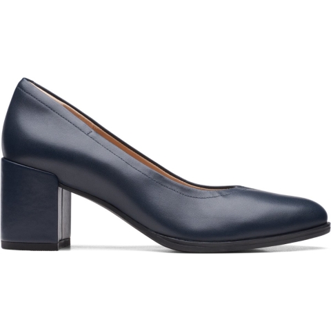 Freva55 Court Navy Leren Schoenen