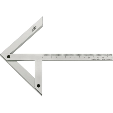 HELIOS PREISSER Präzisions-Zentrierwinkel 150x130mm WN 0380104 Centreerhaak