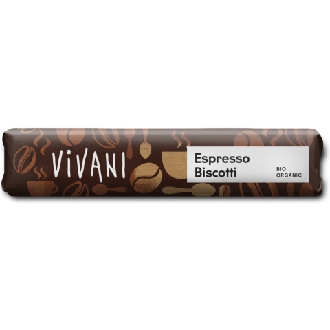 Vivani Chocoladereep Espresso Biscotti