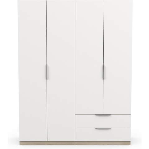 CaliCosy Kast met 4 deuren en 2 laden ghost l157,3 cm