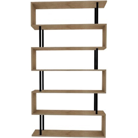 CaliCosy Etagère 7 planken eiken decor saffier l90 cm hector