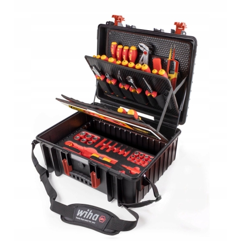 Wiha 930073202 Gereedschapkoffer set XL eMobility 70-delig - 45802