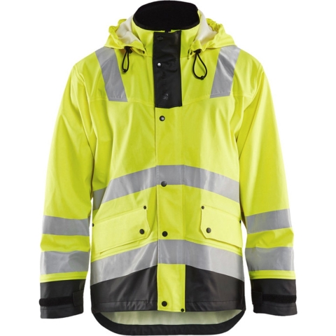Blåkläder Regenjas High-Vis LEVEL 2 43022003 | High-Vis Geel/Zwart | Maat M - 7330509570524