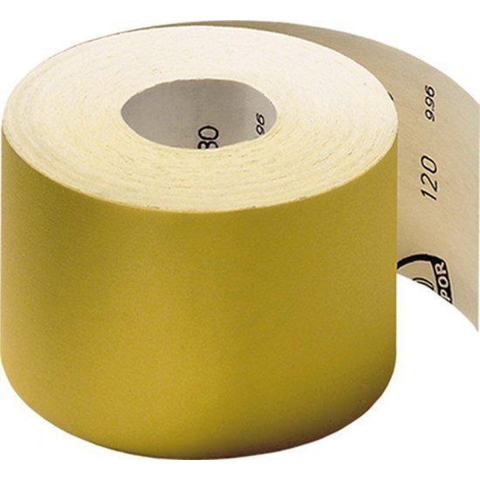 Klingspor Schuurpapierrol | 115 mm korreling 80 | voor lak/verf/plamuur | korund | 1 stuk - 174089 174089