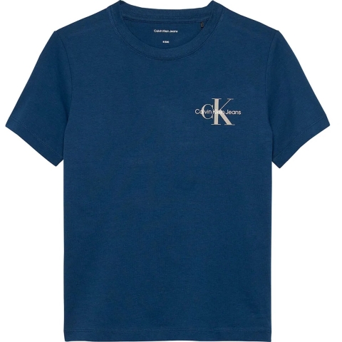 Calvin Klein T-Shirt - Borstmonogram - Blue Jean - Calvin Klein - 16 jaar (176) - T-Shirts