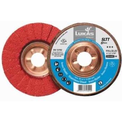 LUKAS-ERZETT A27201250400050A Lamellenschuurschijf Diameter 125 mm Boordiameter 22.23 mm 10 stuk(s)
