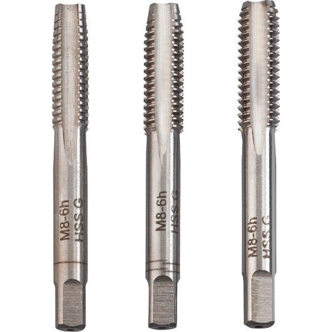 kwb 443303 Schroefdraadsnijderset 3-delig M3 0.5 DIN 352 HSS 3 stuk(s)