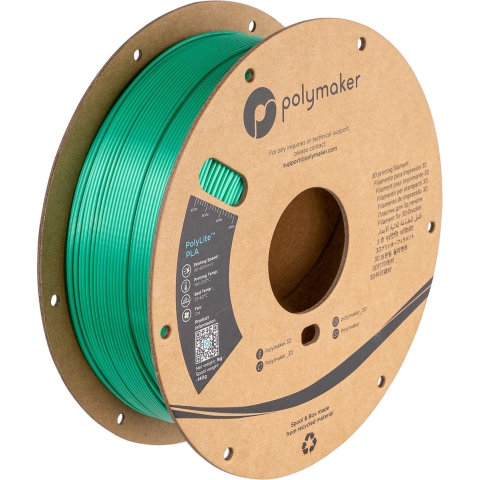 Polymaker PA03011 Silk Filament PLA zijdeglans Zijdeglans 1.75 mm 1000 g Groen PolyLite™ 1 stuk(s)