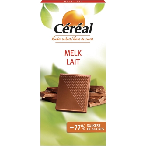 6x Céréal Chocoladetablet Melk 80 gr
