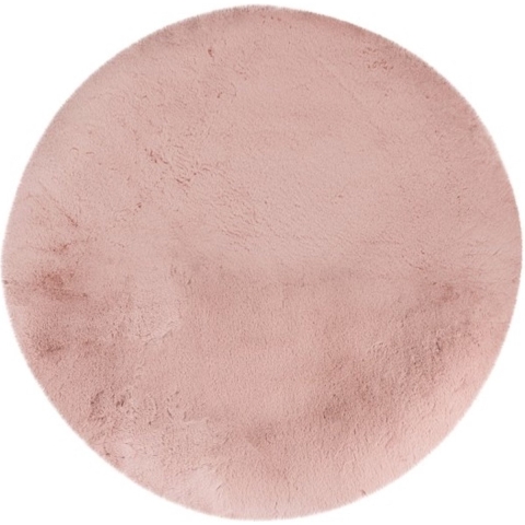 Muratap Heaven fluffy soft vloerkleed hoogpolig effen tapijt - 120 cm rond