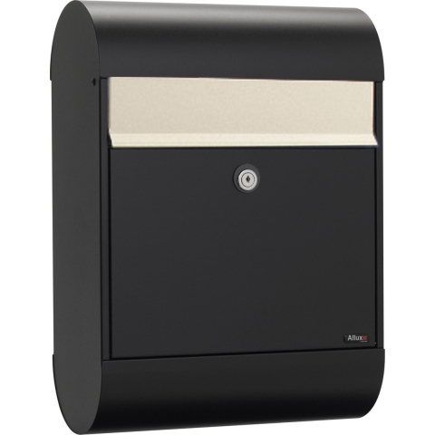 Allux 6000 - Wandbrievenbus - Zwart/Zilver