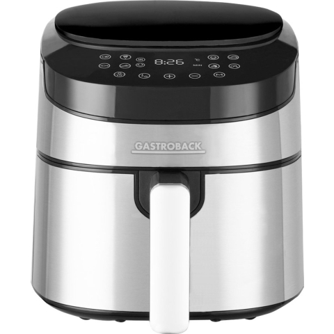 Gastroback Design Air Pro - Heteluchtfriteuse 3,7 l 1300 W - 8 programma's Zwart Roestvrijstaal