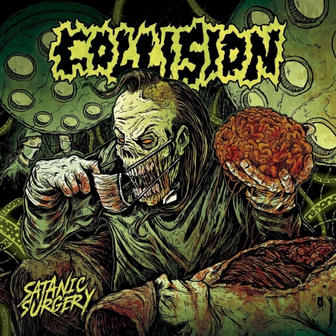 Collision Satanic Surgery - LP - Colored Oranje - Hoes licht beschadigd