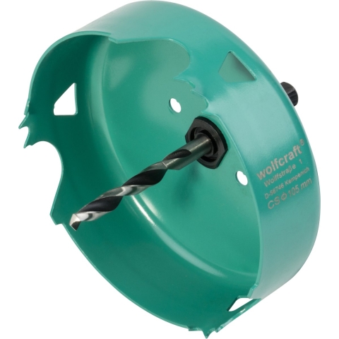 Wolfcraft Carbonstalen gatenzaag | Ø105mm | 1 stuk - 5972000