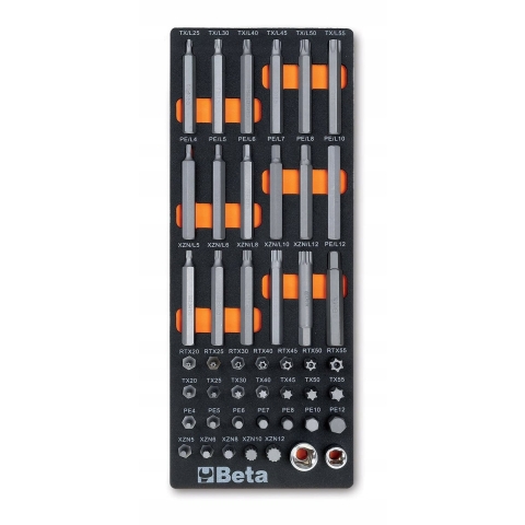 Beta Soepele voorgevormde kunststof inzetbakken M86 leeg MV86 - 024510086