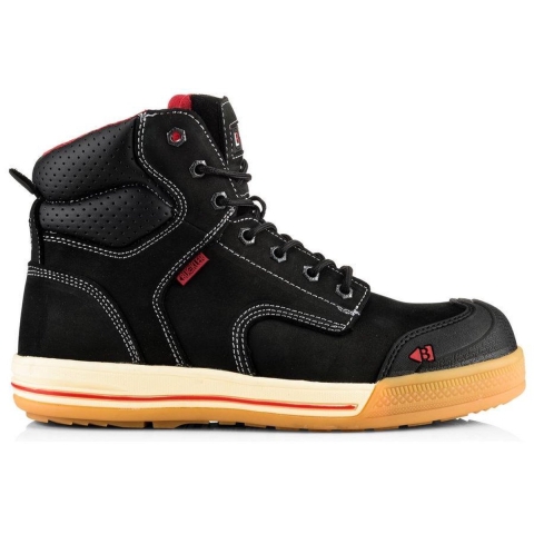 BuckBootz Werkschoen Largobay Sneaker Hoog Eazy S3 | Zwart | Maat 42 - 00.176.077.42