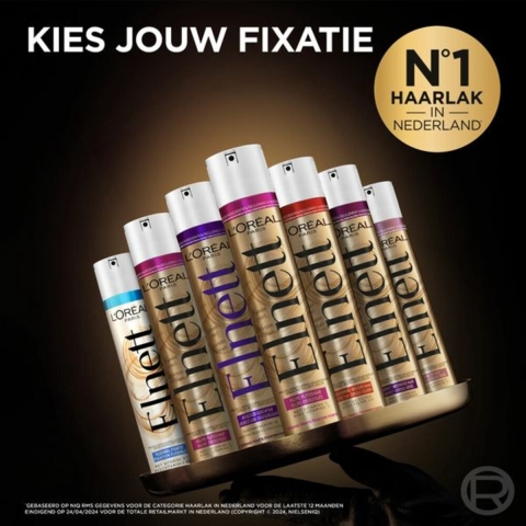 3x L'Oréal Elnett Satin Haarspray Volume Extra Sterk 200 ml