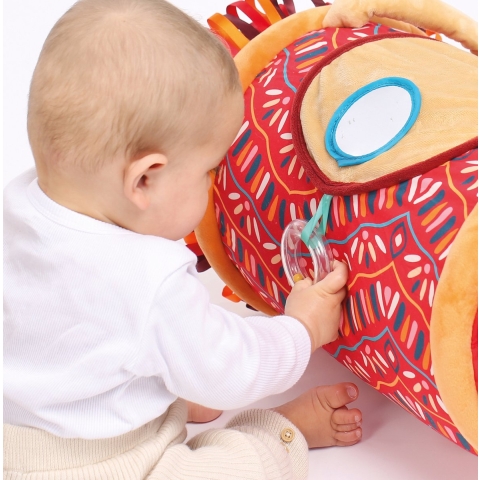 Ludi Cilinder - 45x27 cm - Opblaasbaar - Leeuw - Ludi - OneSize - Activiteitenspeelgoed