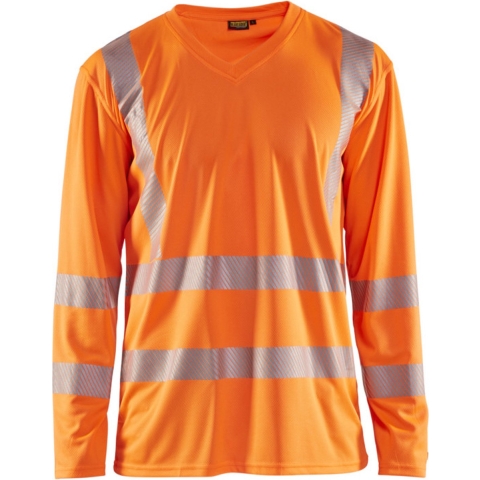 Blåkläder UV-T-Shirt lange mouw High-Vis 33851013 | High-Vis Oranje | Maat XXL - 7330509524060
