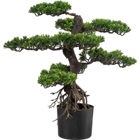 Kopu ® kunstplant bonsai 65 cm in zwarte pot bonsai boompje