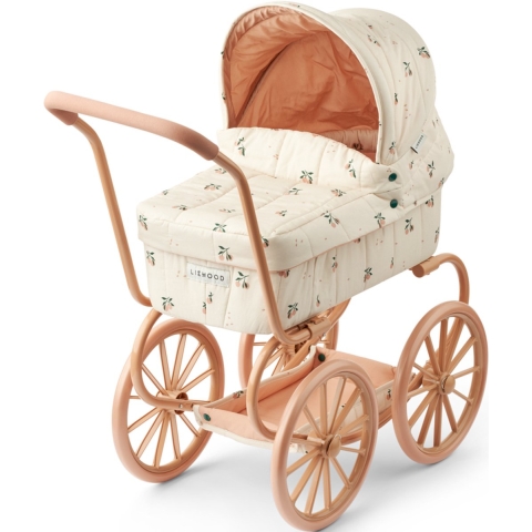 Liewood Poppenwagen - Adaline Doll Pram - Peach/Sea Shell - Liewood - OneSize - Poppenwagen