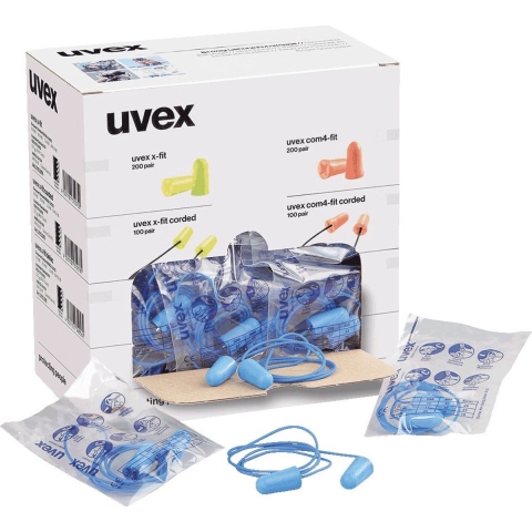 uvex 2112011 x-fit detec Oordoppen 37 dB Eenmalig gebruik 100 paar