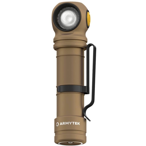 ArmyTek Wizard C2 Pro Max Sand White Zaklamp werkt op een accu LED Met riemclip, Met holster 4000 lm 149 g