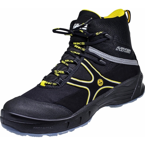 HKS Werkschoen K5 AM Hoog S3 ESD | Zwart/Geel | Maat 48 - 00.162.052.48