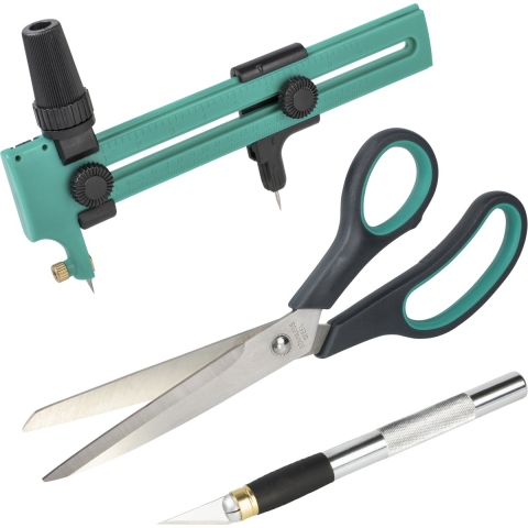 Wolfcraft Universele snijset | 3-delig | 1 set - 8641000