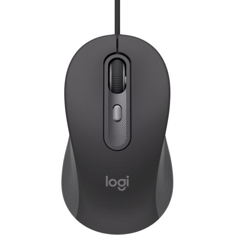 Logitech Signature Wired M520 for Business muis Kantoor Ambidextrous USB Type-C Optisch 4000 DPI