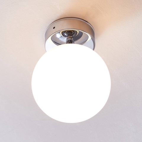 Arcchio - Maviris Plafondlamp Ø12 Chrome/Opal