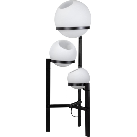 ETH Orb Opal - vloerlamp - Ø 40 x 140 cm - zwart en wit