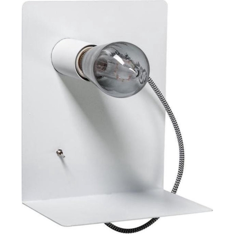 ETH Magneto - wandlamp met schakelaar en USB-stekker - 20 x 25 cm - wit