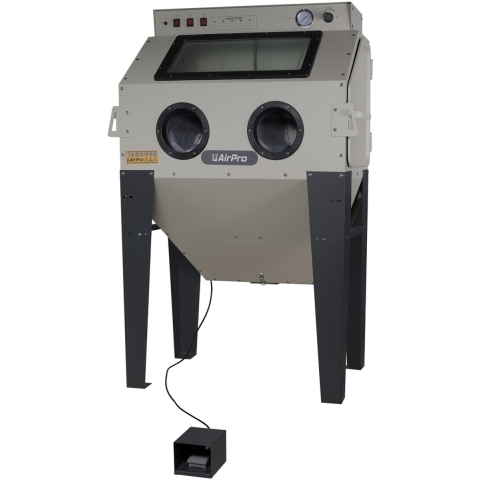 Zandstraalkast 350L met 2 zijdeuren