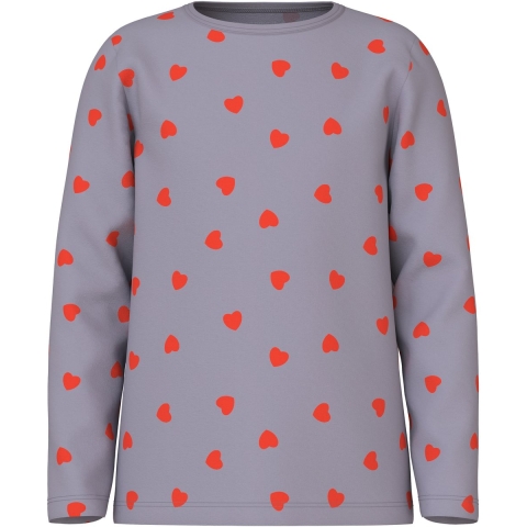 Name It Pyjama set - Noos - Lavender Grijs - Name It - 5-6 jaar (110-116) - Pyjama - Tweedelig