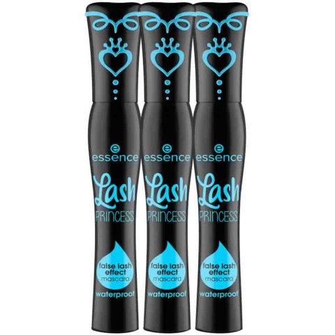 3x essence Lash Princess False Lash Effect Mascara Waterproof Black 12 ml