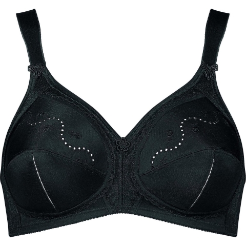 Triumph Doreen+Cotton 01 - Beha - Corrigerend katoen - Zwart - Maat E100