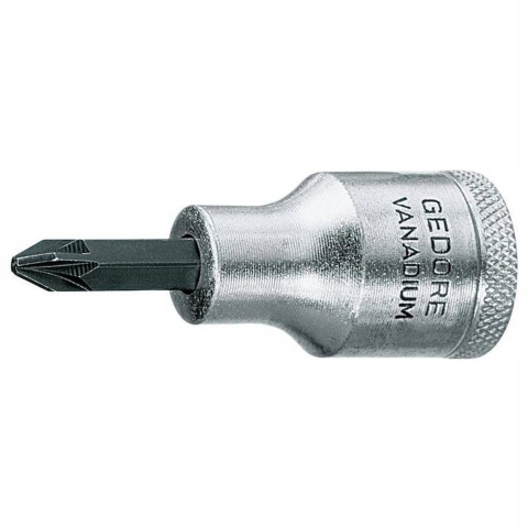 Gedore IKS 19 PZD 2 6156680 Kruiskop Pozidriv Schroevendraaierdop PZ 2 1/2 (12.5 mm)