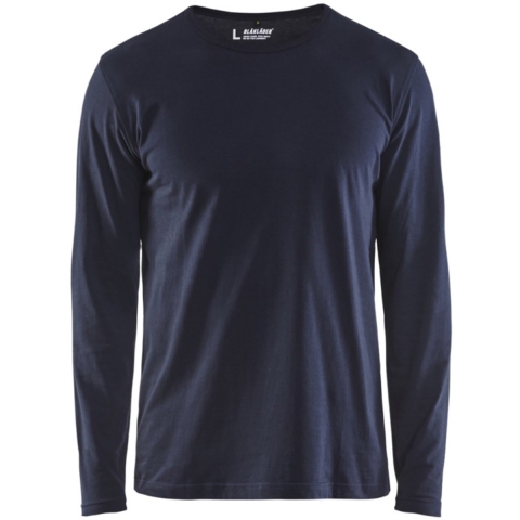 Blåkläder T-Shirt lange mouw 35001042 | Donker marineblauw | Maat 6XL - 7330509596579