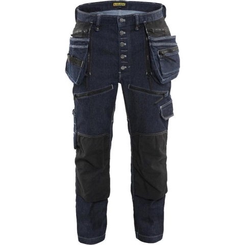 Blåkläder Baggy Denim Stretch X1900 19991141 | Marineblauw/Zwart | Maat C148 - 7330509459249