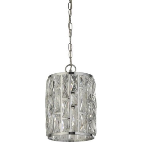 Searchlight Bijou - hanglamp - Ø 22 x 152 cm - chroom