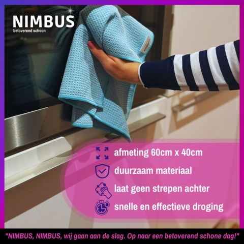 5x NIMBUS Magic Droogdoek Medium