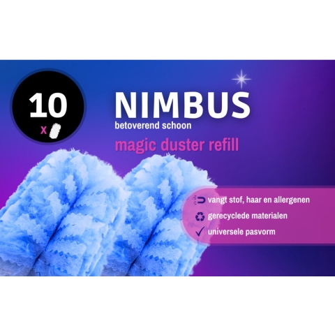 8x NIMBUS Magic Duster Refill 10 stuks