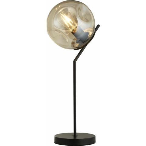 Searchlight Punch - tafellamp - 25 x 57 cm - zwart en champagne